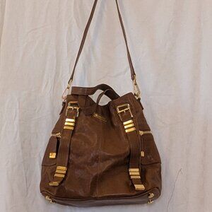 Michael Kors Brown Leather Satchel